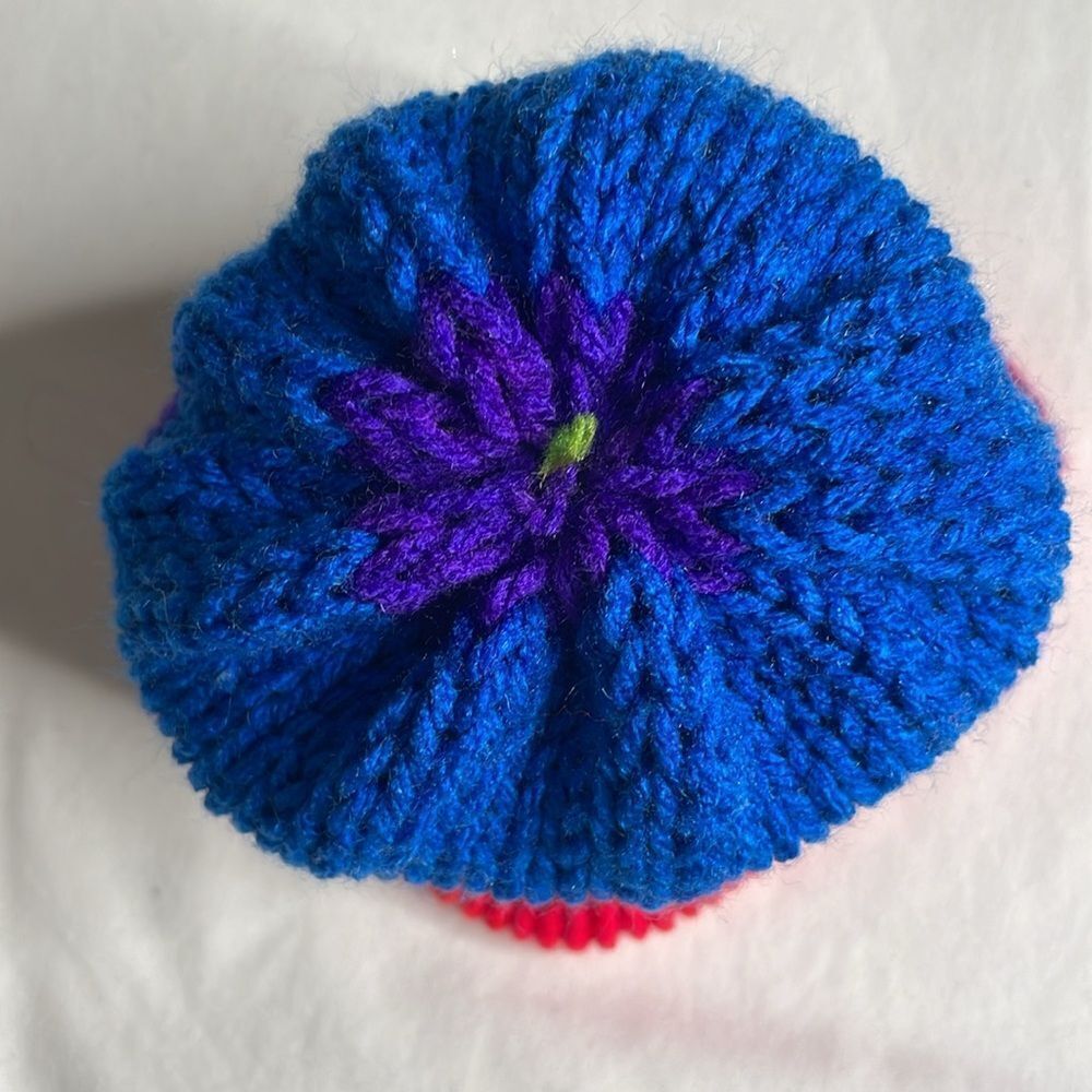 Adorable Reversible Baby Beanie Hat Bright & Cheery - Picture 3 of 7